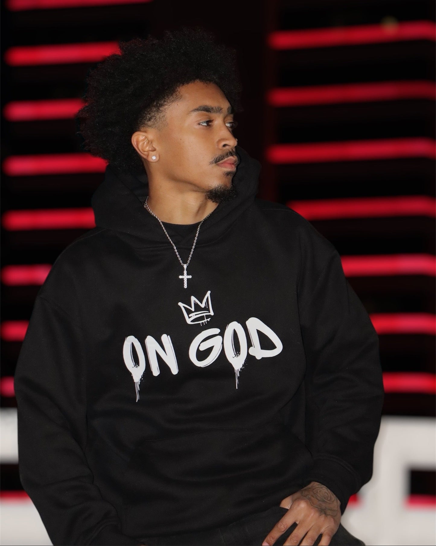 Crowned Faith On God Hoodie